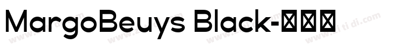 MargoBeuys Black字体转换